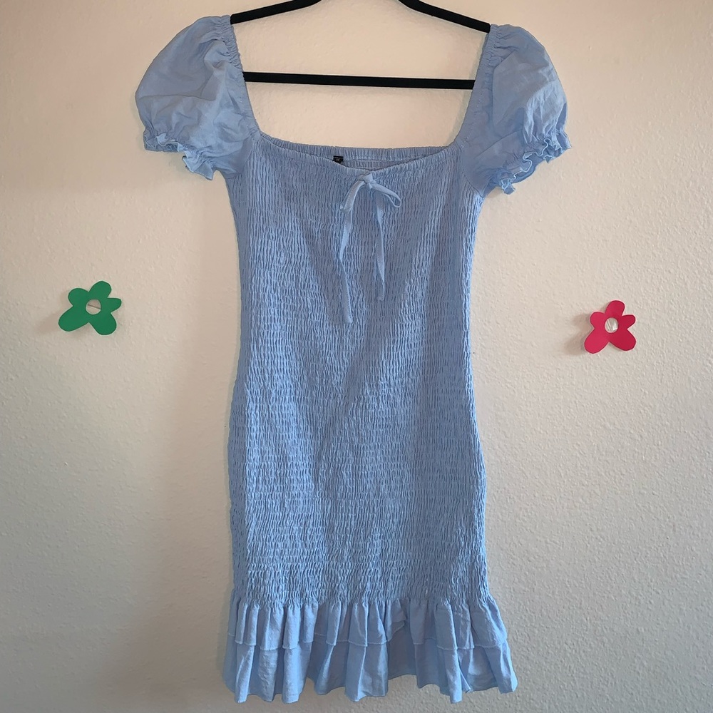 Light Blue Mini Dress